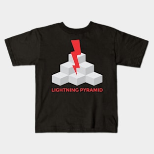 LIGHTNING PYRAMID Kids T-Shirt